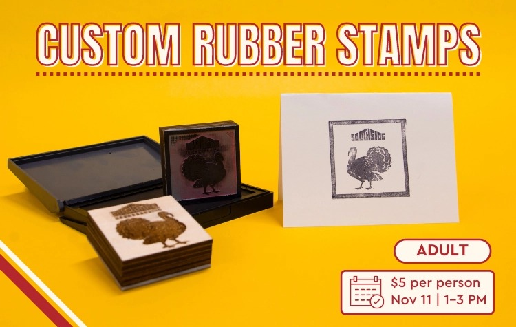 Personalized Rubber Stamp — And George